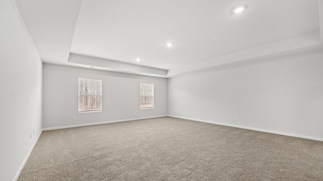Representative unfurnished interior of a home built from the Packard by D.R. Horton in Oakchase at Hampton, Hampton (Image 17).