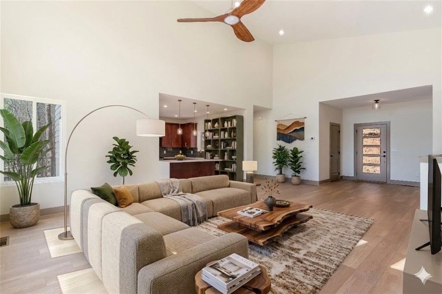 Furnished interior view inside a new home in , Ellijay (Image 37).