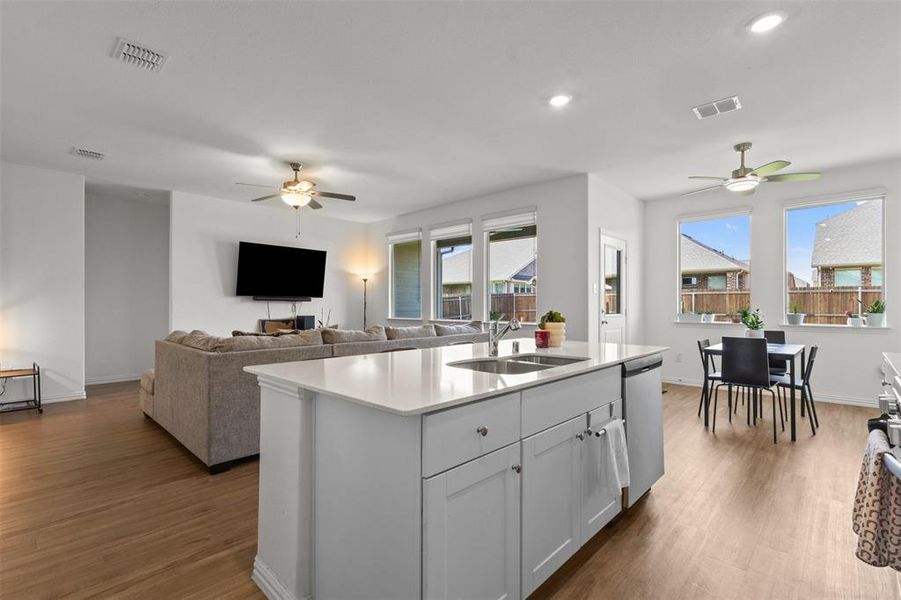Furnished interior view inside a new home in Bridgewater, Princeton (Image 6).
