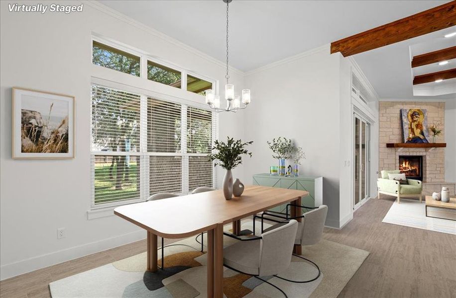 Furnished interior view inside a new home in , Salado (Image 8).