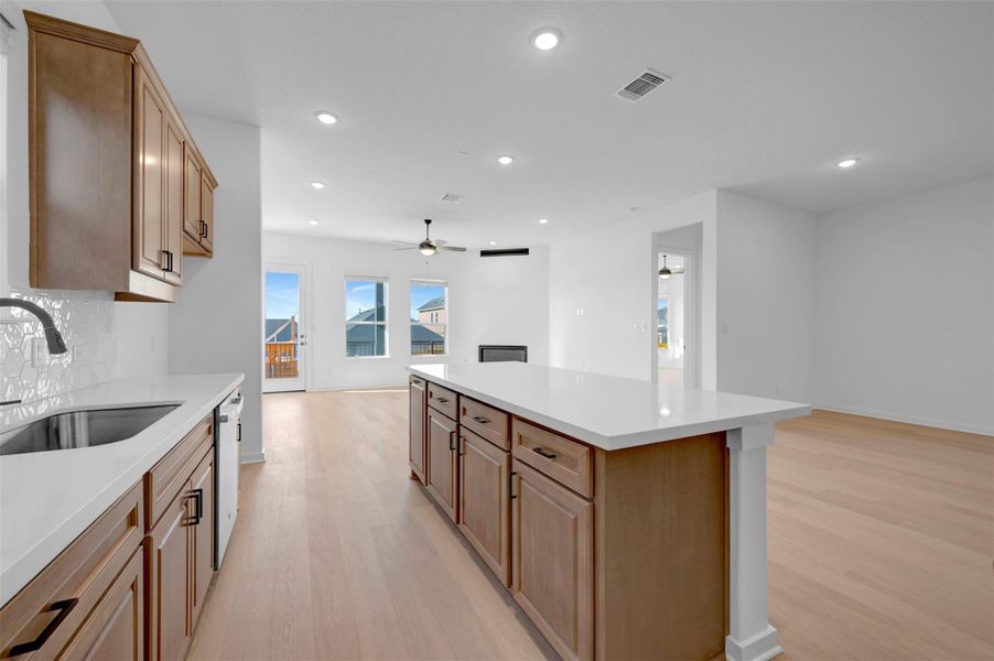 Furnished interior view inside a new home in Heritage, Dripping Springs (Image 9).