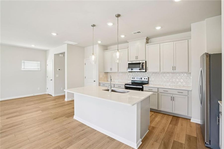 Furnished interior view inside a new home in Hawthorne Station, College Park (Image 9). Furnished interior view inside a new home in Hawthorne Station, College Park (Image 9).