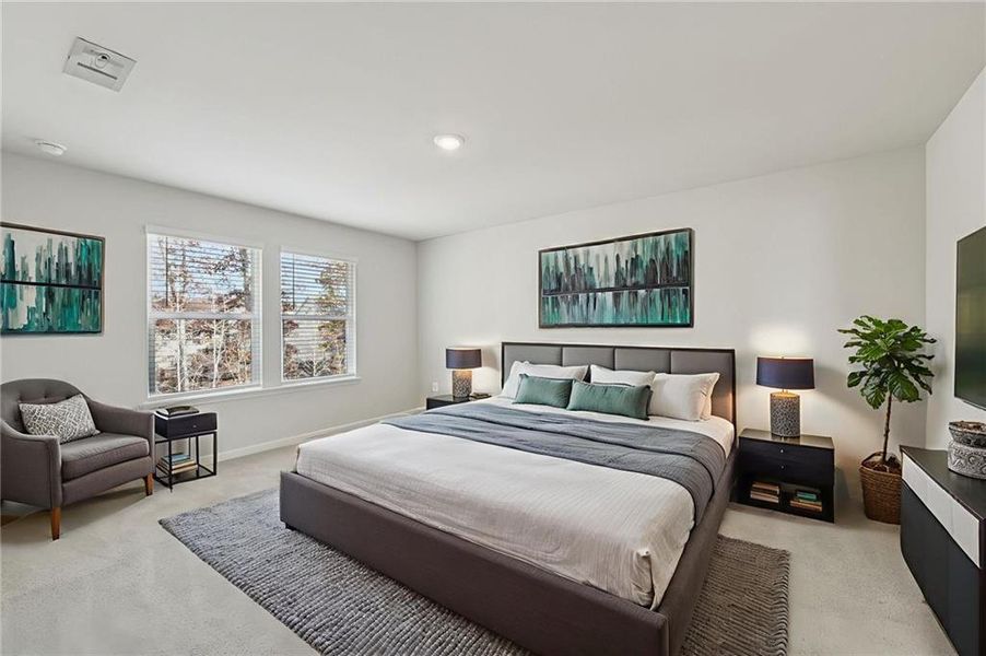 Furnished interior view inside a new home in Harmony Manor, Fairburn (Image 17).