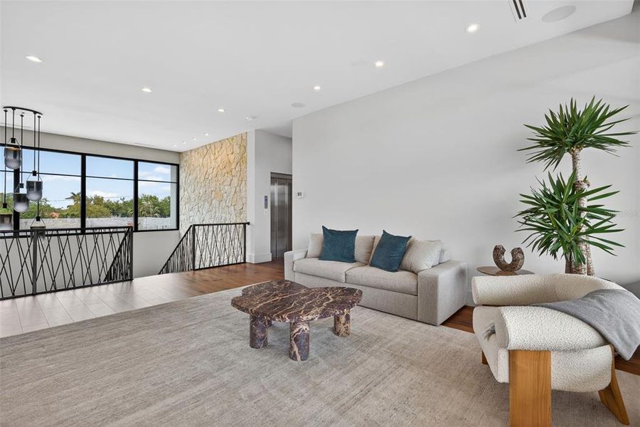 Furnished interior view inside a new home in , St. Petersburg (Image 42).