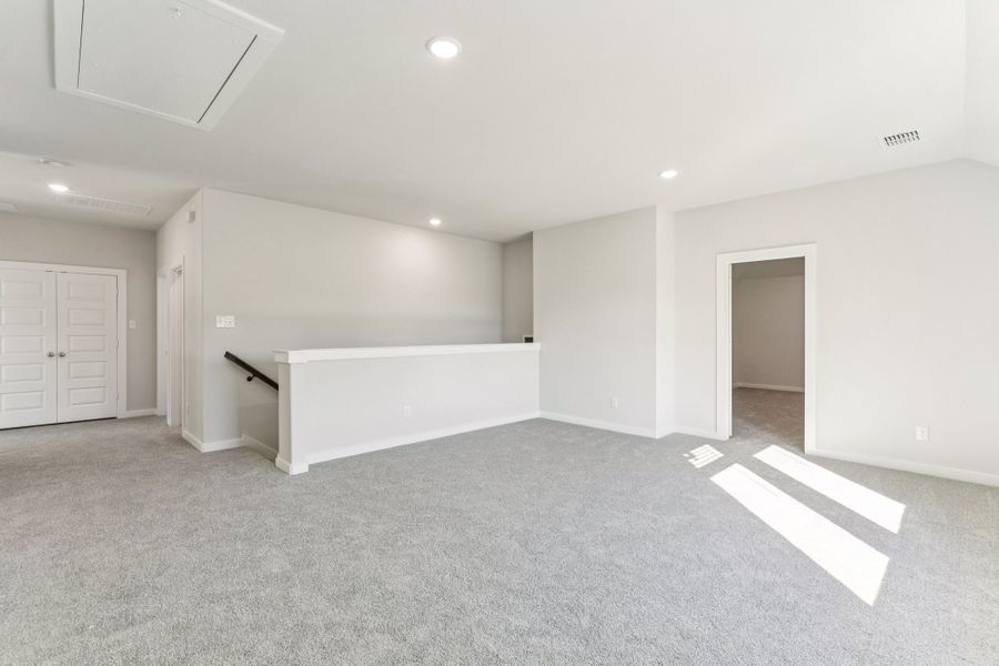 Game Room in the Wimbledon home plan by Trophy Signature Homes – REPRESENTATIVE PHOTO