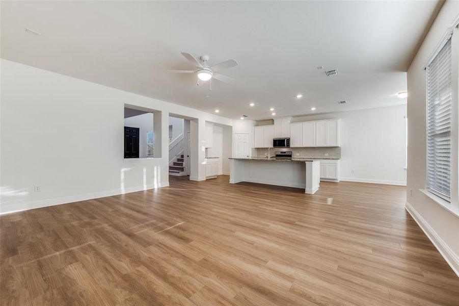 Spacious, unfurnished interior of a new home in The Preserve Estates, Justin (Image 27).