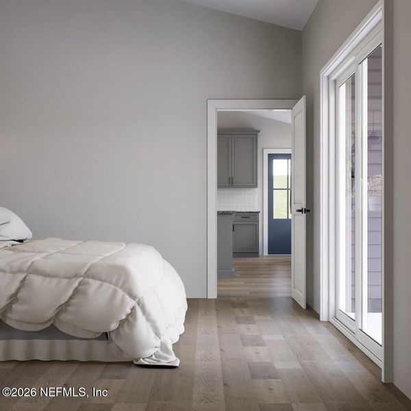 Furnished interior view inside a new home in , Satsuma (Image 13).