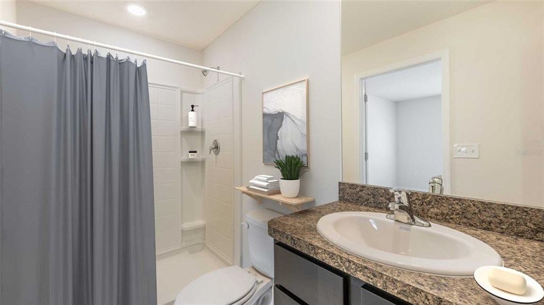 Furnished interior view inside a new home in Abbott Park, Zephyrhills (Image 12). Furnished interior view inside a new home in Abbott Park, Zephyrhills (Image 12).