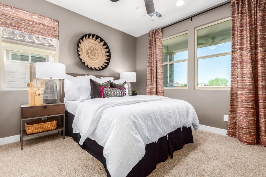 Representative furnished interior of a home built from the 40R3 by Taylor Morrison in Rancho Mercado, Surprise (Image 29).