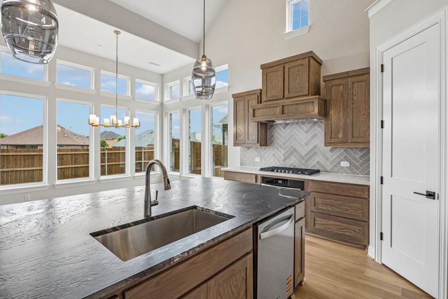 Furnished interior view inside a new home in Cedar Ridge Estates, Grand Prairie (Image 9).