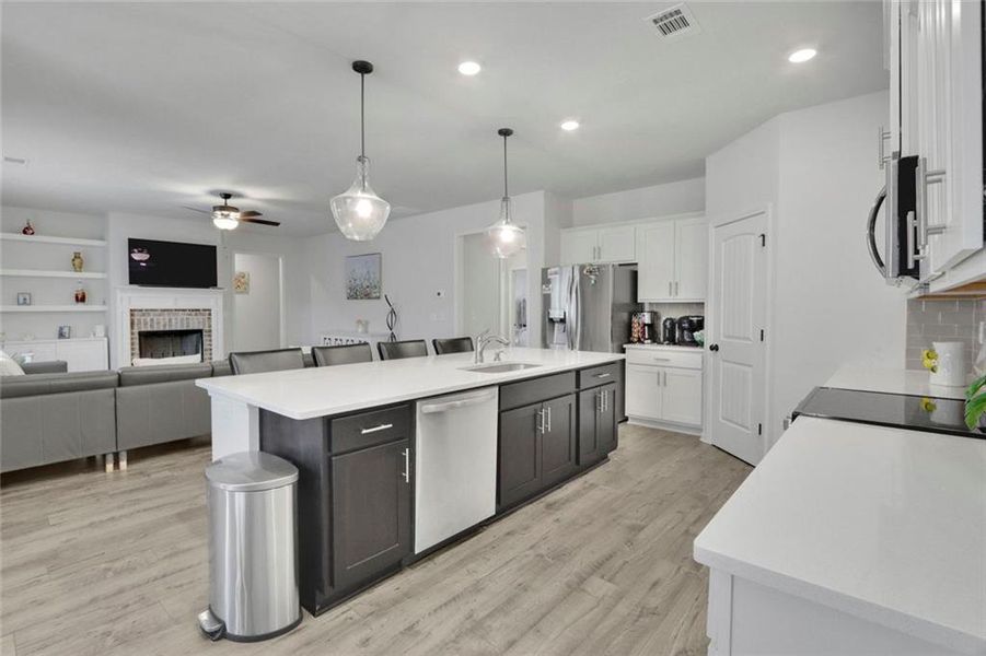 Furnished interior view inside a new home in , Monroe (Image 8). Furnished interior view inside a new home in , Monroe (Image 8).
