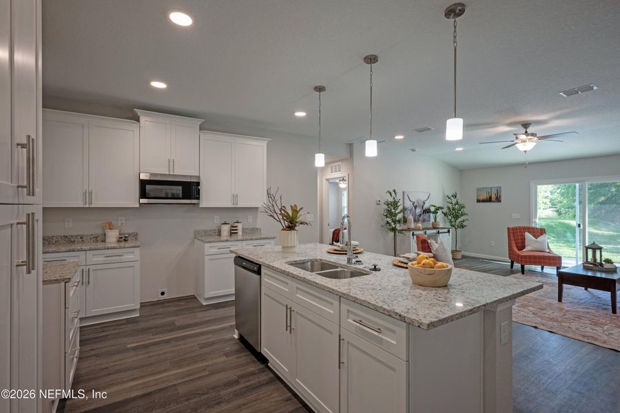 Furnished interior view inside a new home in , Jacksonville (Image 11).