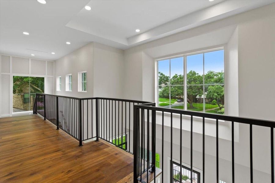 Opposite view of entry - several windows provide natural light to this space