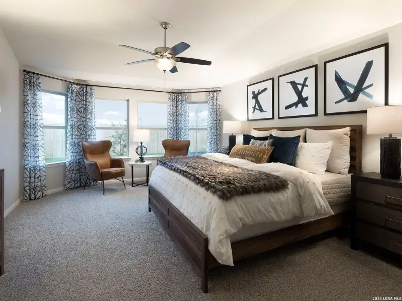 Furnished interior view inside a new home in Lark Canyon, New Braunfels (Image 9).