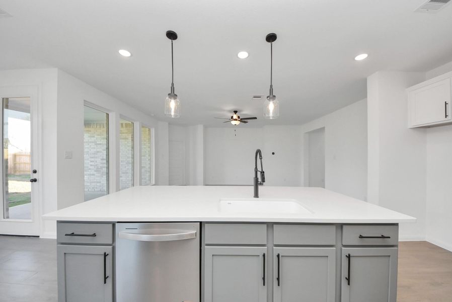 Furnished interior view inside a new home in Elyson, Katy (Image 14).