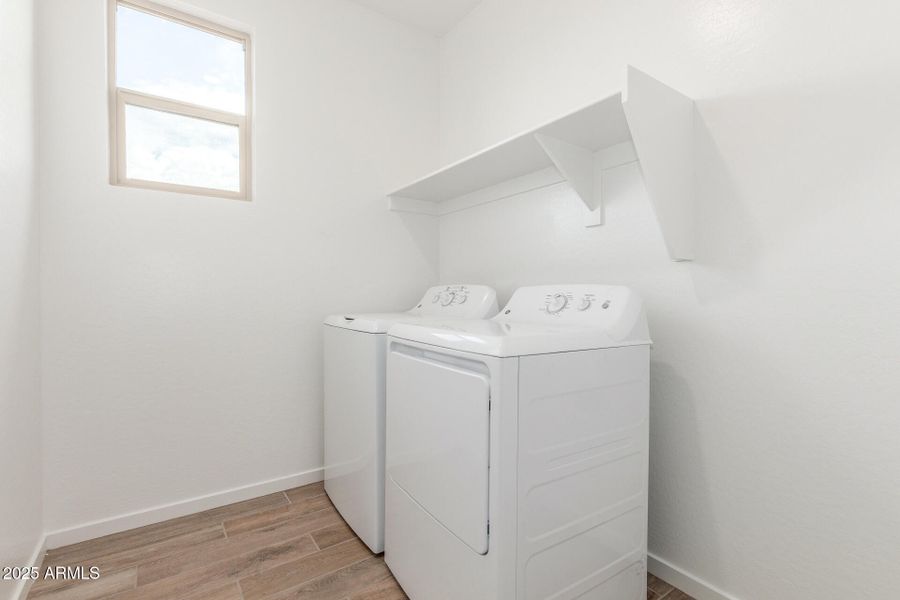 Laundry Room with Washer and Dryer