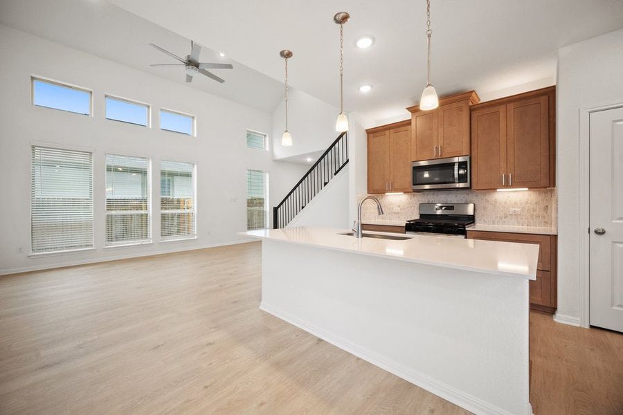 Furnished interior view inside a new home in The Hills of Bear Creek, Manchaca (Image 31).