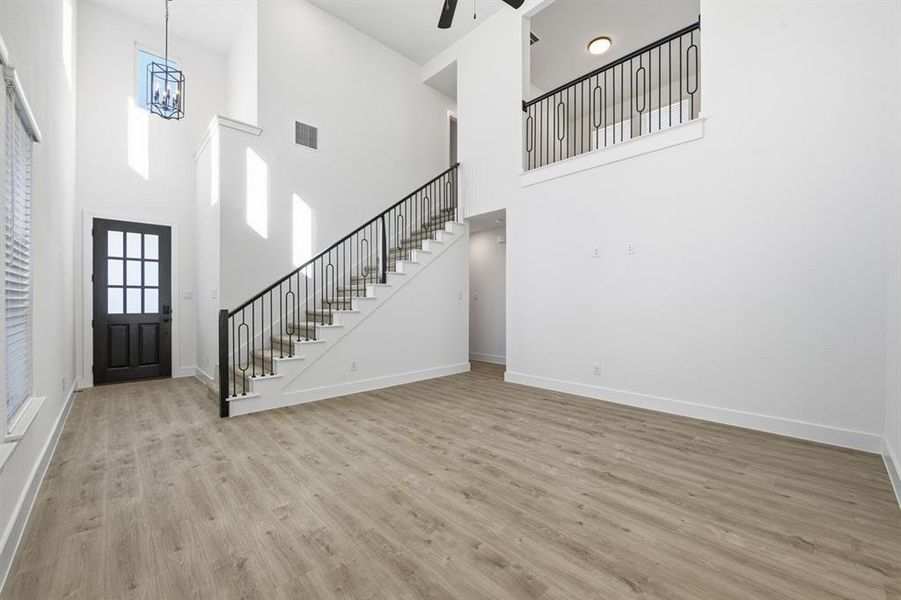 Spacious, unfurnished interior of a new home in Pecan Square: 40ft. lots, Northlake (Image 19).