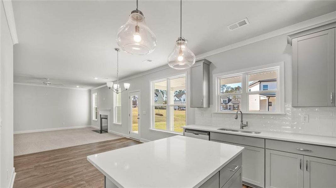 Furnished interior view inside a new home in Evergreen Crossing, Locust Grove (Image 5).