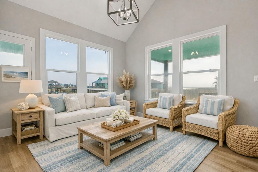 Living Room - Virtually staged