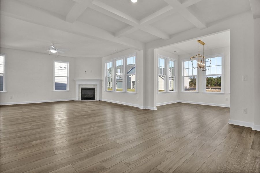 Spacious, unfurnished interior of a new home in Grand Park, Leland (Image 17).