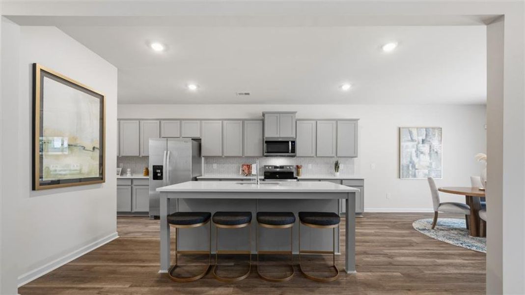 Furnished interior view inside a new home in Jackson Landing, Jefferson (Image 37). Furnished interior view inside a new home in Jackson Landing, Jefferson (Image 37).
