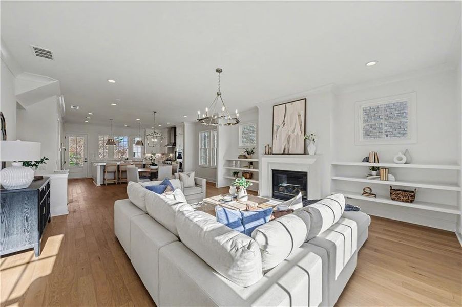 Furnished interior view inside a new home in , Alpharetta (Image 3).
