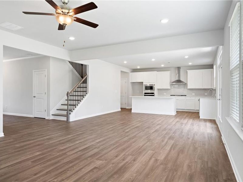 Spacious, unfurnished interior of a new home in Cedar Farms, Winder (Image 17). Spacious, unfurnished interior of a new home in Cedar Farms, Winder (Image 17).