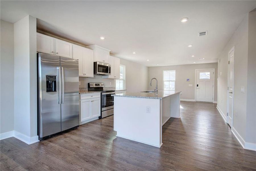 Furnished interior view inside a new home in Serenity 55+, Dallas (Image 10).