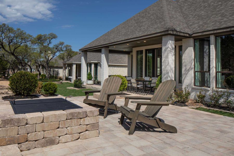 Representative exterior details of a home built from the 216G by Highland Homes in Quail Hollow, Rockwall (Image 25).
