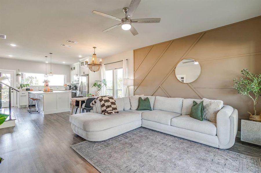 Furnished interior view inside a new home in , Rio Vista (Image 7). Furnished interior view inside a new home in , Rio Vista (Image 7).