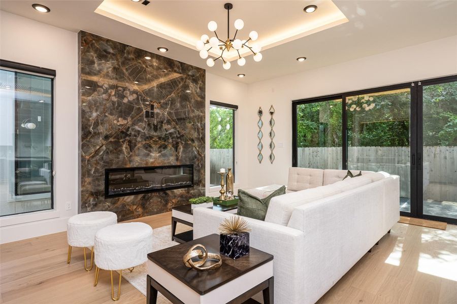 Furnished interior view inside a new home in , Stafford (Image 43). Furnished interior view inside a new home in , Stafford (Image 43).