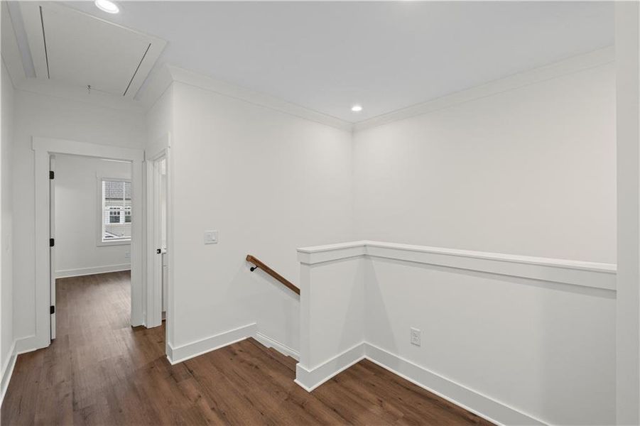 Spacious, unfurnished interior of a new home in Devin's Shire - A Kennesaw Tradition, Kennesaw (Image 20).