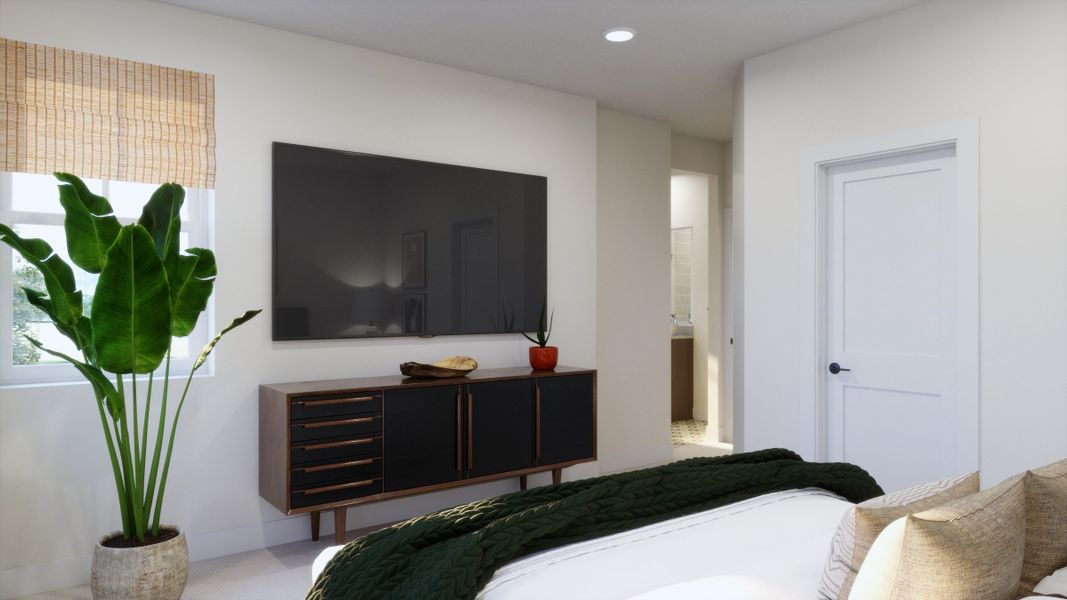 Representative furnished interior of a home built from the 2501 by Risewell Homes in Harvest Crossing, Aurora (Image 13).