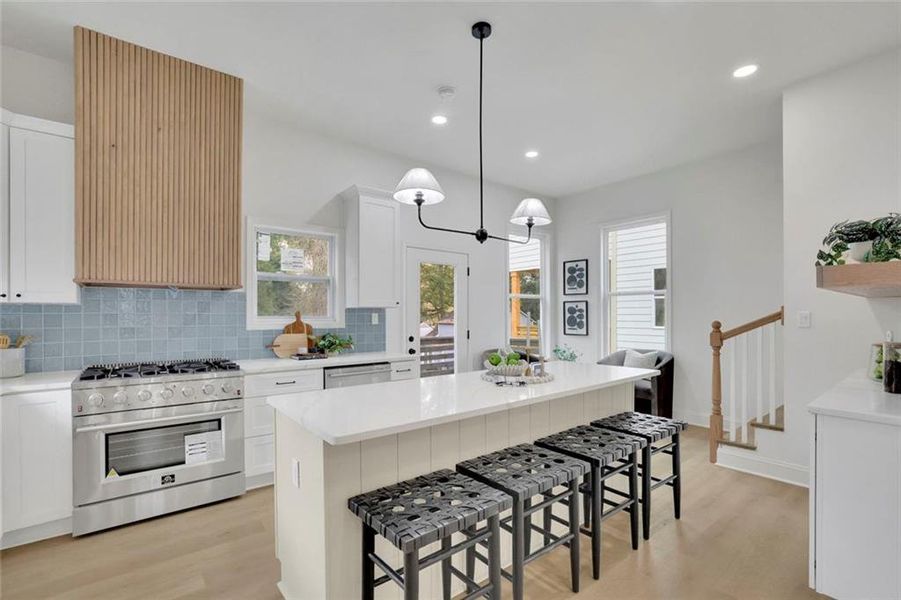 Furnished interior view inside a new home in , Atlanta (Image 13).