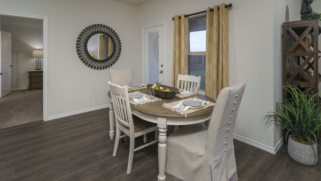 Furnished interior view inside a new home in Stonewyck Farms, Ennis (Image 11).