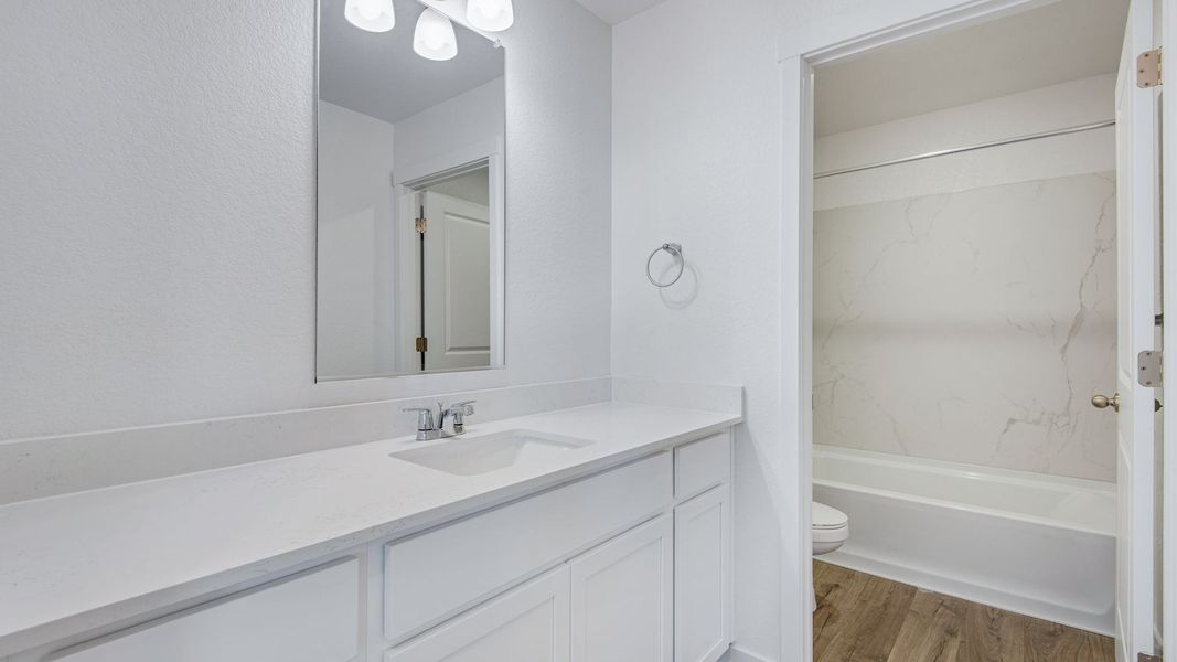 Furnished interior view inside a new home in Vista Meadows, Fort Lupton (Image 18).