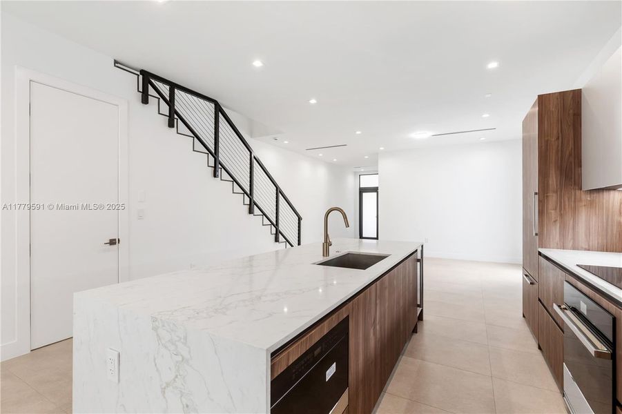 Furnished interior view inside a new home in , Miami (Image 13).