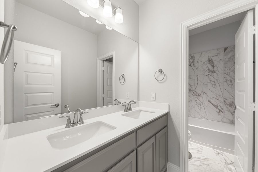 Representative furnished interior of a home built from the Sherman by Windsor Homes in Anna Town Square, Anna (Image 10).