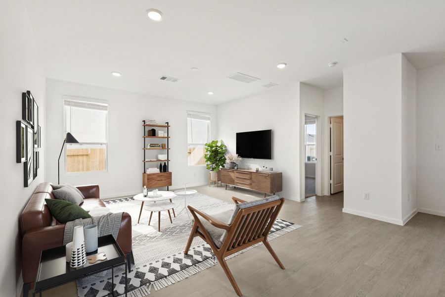 Furnished interior view inside a new home in Montgomery Bend, Montgomery (Image 7).