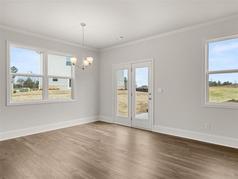 Spacious, unfurnished interior of a new home in Haven Abbey, Cumming (Image 25). Spacious, unfurnished interior of a new home in Haven Abbey, Cumming (Image 25).