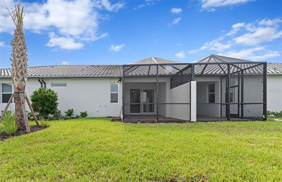 Exterior details and patio area of a home in BeachWalk by Manasota Key, Englewood (Image 20).