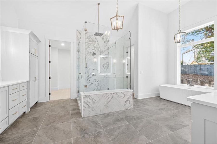 Furnished interior view inside a new home in Town Farms, Peachtree Corners (Image 18).