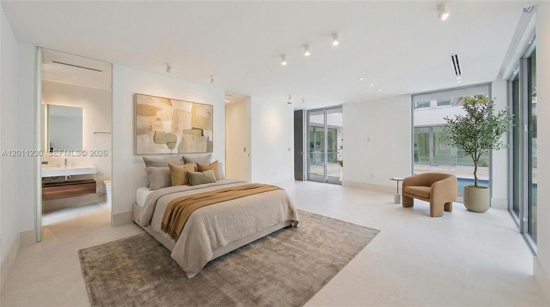 Furnished interior view inside a new home in , Weston (Image 14).
