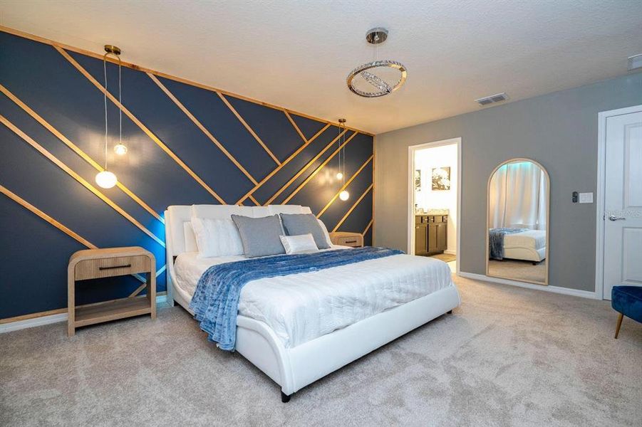 Furnished interior view inside a new home in , Clermont (Image 36).