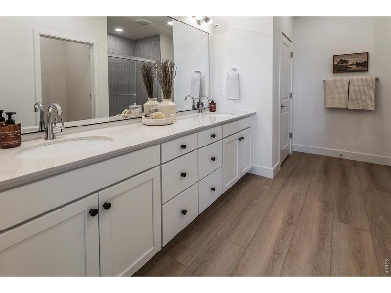 Furnished interior view inside a new home in Trailside Story Collection - Single Family Homes, Timnath (Image 39).