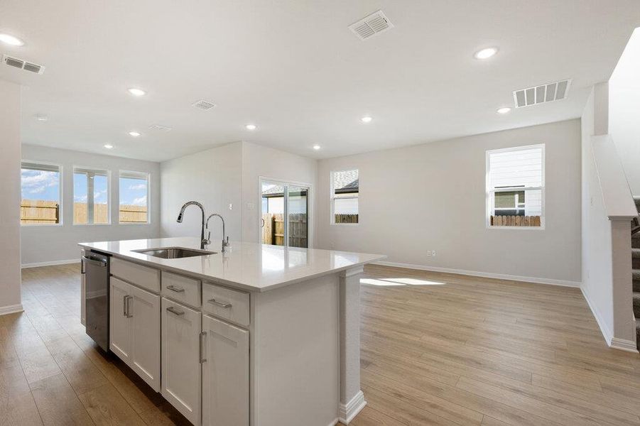 Furnished interior view inside a new home in Patterson Ranch, Georgetown (Image 15).