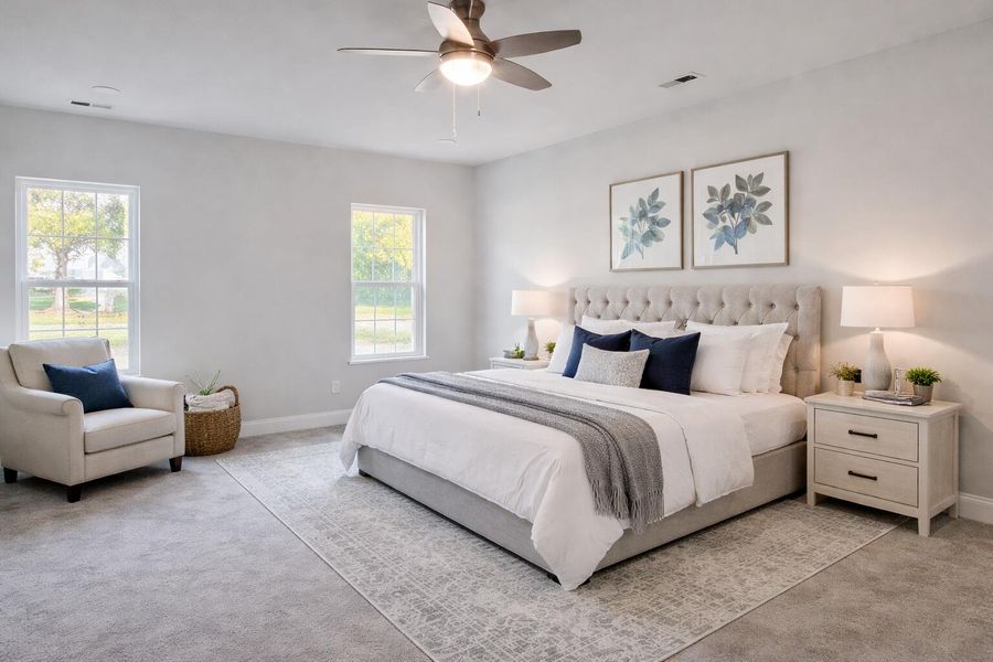 Furnished interior view inside a new home in , St. Stephen (Image 10).
