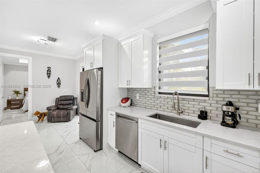 Furnished interior view inside a new home in , Naples (Image 8).
