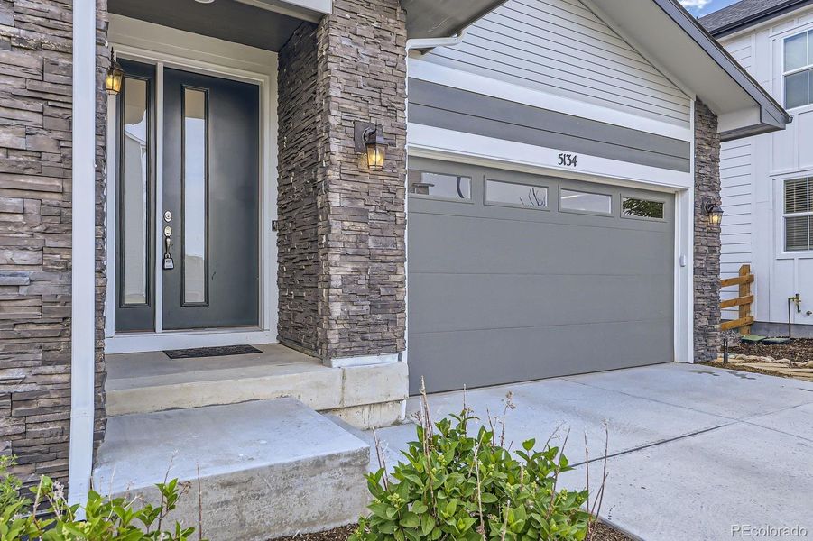 Exterior details and patio area of a home in Haskins Station, Arvada (Image 4).